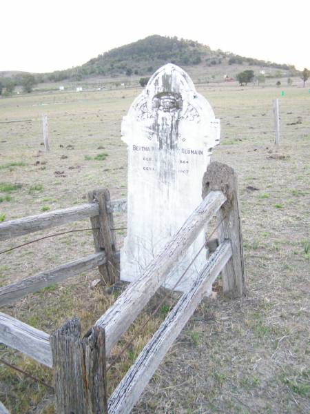 Bertha Wilhelmine NEUMANN  | b: 6 Dec 1864,  | d: 25 Feb 1907  | Old Hatton Vale (Apostolic) Cemetery  |   | 