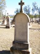 
Henry BUGLER,
born 18 Nov 1906 died 18 Nov 1911;
Frank BUGLER,
born 10 May 1910 died 23 Nov 1911;
children of Andrew & Carrie BUGLER;
Helidon Catholic cemetery, Gatton Shire
