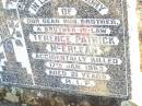 
Terence Patrick MCERLEAN,
son brother brother-in-law,
accidentally killed 17 Jan 1953 aged 21 years;
Helidon Catholic cemetery, Gatton Shire
