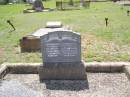 John GREER,
husband father,
died 7 Dec 1941 aged 82 years;
Janet GREER,
wife mother,
died 26? Oct 1947 aged 80 years;
Helidon General cemetery, Gatton Shire