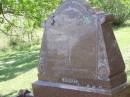 Joseph RIDER,
husband,
died 6 Aug 1938 aged 46 years;
Helidon General cemetery, Gatton Shire