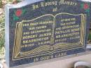 
Robert James BRASSINGTON,
husband father grandfather,
14-8-1918 - 3-8-1999;
Phyllis Rose BRASSINGTON,
wife mother grandmother,
25-9-1916 - 3-8-1998;
Helidon General cemetery, Gatton Shire
