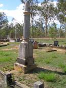Peter MCINTOSH,
native of Dumbarton Scotland,
died 11 June 1925 aged 69 years;
Margaret MCINTOSH,
born Toowoomba 2 May 1858,
died 29 Aug 1940;
Donald Fletcher MCINTOSH,
born Helidon 1894,
killed in action Pozieres Frances
10 Aug 1916 aged 22 years;
John Alexander MCINTOSH,
born Helidon 1898,
wounded Polygon Wood France,
died Hospital Boulogne France
5 Oct 1917 aged 19 years;
Helidon General cemetery, Gatton Shire