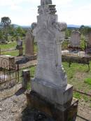 Robert BARCLAY,
native of Dunfermline Fife shire Scotland,
died 18 Nov 1918 aged 80 years;
Jane BARCLAY,
Alexandria Dumbartonshire Scotland,
died 14 Nov 1918 aged 81 years;
Helidon General cemetery, Gatton Shire