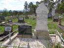 Sidney, husband & father of Elizabeth Helen & Doris Evelyn HUGHES, died 11 May 1917 aged 30 years; Elizbeth Helen HUGHES, died 7 July 1986 aged 92 years; Susan Elizabeth WHITFORD, 20-7-1947 - 17-1-2004; Helidon General cemetery, Gatton Shire 