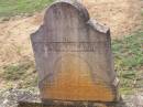 Elizabeth KAY,
died 24 May 1934;
Helidon General cemetery, Gatton Shire