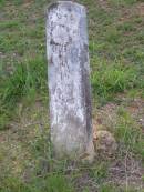 ... 6 March ...
and father
... ber ... 64 ...
SCHRODER;
Helidon General cemetery, Gatton Shire
