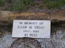 
Ellen M. TROST,
1900 - 1927;
Helidon General cemetery, Gatton Shire
