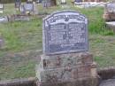 Wilhelm GIERKE,
father grandfather,
died 2 Sept 1956 aged 77 years;
Emma Elizabeth GIERKE,
wife mother,
died 21 June 1945 aged 66 years;
Helidon General cemetery, Gatton Shire