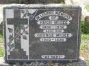 Hugh MCGEE,
1860 - 1932;
George MCGEE,
son,
1903 - 1936;
Helidon General cemetery, Gatton Shire