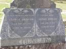 George DUNCAN,
husband father,
died 25 Nov 1937 aged 70 years;
Zilpah DUNCAN,
mother,
died 17 June 1962 aged 89 years;
Helidon General cemetery, Gatton Shire