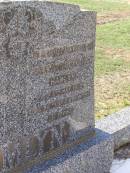 Henry HAMLYN,
father,
died 19 Aug 1948 aged 85 years 8 months;
Martha Colclough HAMLYN,
mother,
died 5 May 1939 aged 78 years 11 months;
Helidon General cemetery, Gatton Shire
