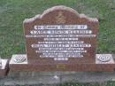 Lance Edwin KEARNEY,
husband of Olga,
father grandfather,
died 3-1-1986 aged 61 years;
Olga Shirley KEARNEY,
wife of Lance,
mother of Dennise, Dean, Darell, Jeffrey & Karen,
nana,
died 19-7-1991 aged 66 years,
3 daughters in WA;
Helidon General cemetery, Gatton Shire
