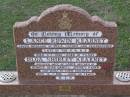 
Lance Edwin KEARNEY,
husband of Olga,
father grandfather,
died 3-1-1986 aged 61 years;
Olga Shirley KEARNEY,
wife of Lance,
mother of Dennise, Dean, Darell, Jeffrey & Karen,
nana,
died 19-7-1991 aged 66 years,
3 daughters in WA;
Helidon General cemetery, Gatton Shire
