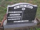 Leslie Gorden DUNCAN,
died 14 Aug 1984 aged 75 years;
Helidon General cemetery, Gatton Shire