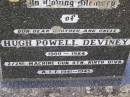 Hugh Powell DEVINEY,
brother uncle,
1900 - 1984;
Helidon General cemetery, Gatton Shire