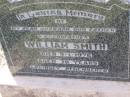 
William SMITH,
husband father grandfather,
died 9-1-1976 aged 70 years;
Helidon General cemetery, Gatton Shire

