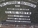 Elsie SMITH,
aunt,
sister of William,
died 1-7-1986 aged 78 years;
Helidon General cemetery, Gatton Shire