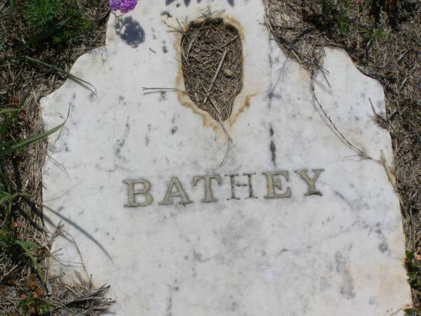 BATHEY;  | Helidon General cemetery, Gatton Shire  | 