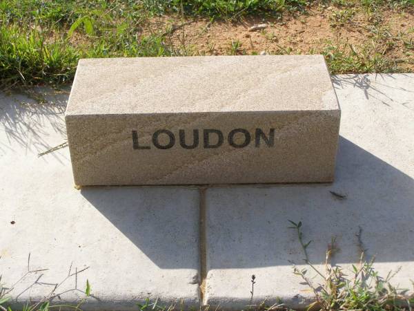 LOUDON;  | Helidon General cemetery, Gatton Shire  | 