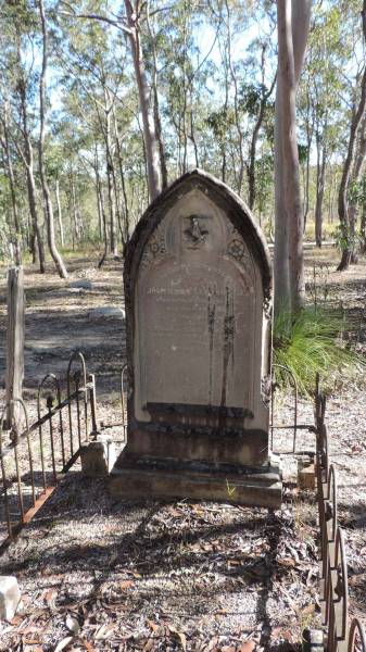 Joseph James GWYNNE C.E.  | d: 28 Oct 1883 aged 53  |   | Herberton Pioneer - Rose Lane Cemetery  |   |   | 