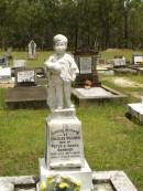 
Charles Neilsen,
son of Peter & Agnes SCHMIDT,
died 30 July 1924 aged 1 year 3 months;
Howard cemetery, City of Hervey Bay
