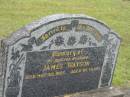 
James WATSON,
husband,
died 30 May 1955 aged 65 years;
Howard cemetery, City of Hervey Bay
