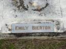 
Emily BIERTON;
Howard cemetery, City of Hervey Bay
