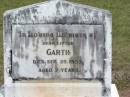 
Garth WHITBY,
died 25 Sep 1953 aged 7 years;
Howard cemetery, City of Hervey Bay
