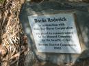 
Darda RODERICK;
Howard cemetery, City of Hervey Bay
