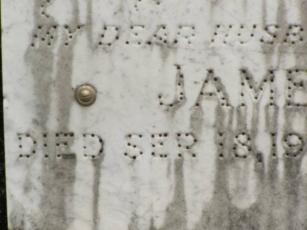 James KEENE,  | husband father,  | died 18 Ser? 1961 aged 69 years;  | Howard cemetery, City of Hervey Bay  | 