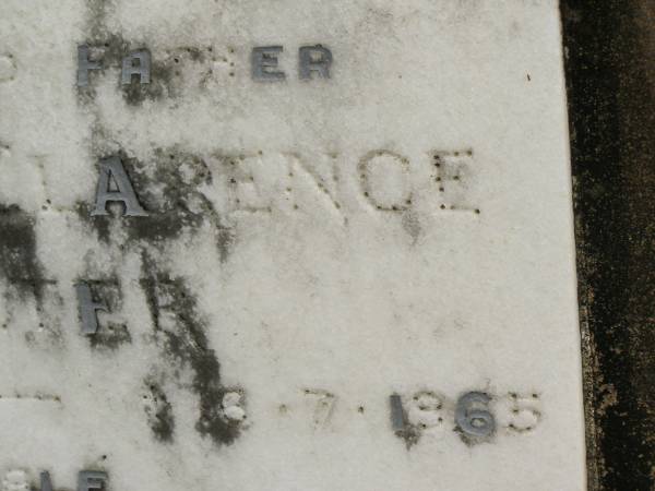 George Clarence SALTER,  | father,  | 16-2-1911 - 16-7-1965;  | Howard cemetery, City of Hervey Bay  | 