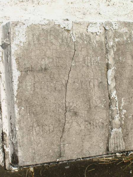 Elizabeth? Jane Breckon? SMITH,  | died 28 Jan 1922 aged 67? (57?) years;  | Howard cemetery, City of Hervey Bay  | 