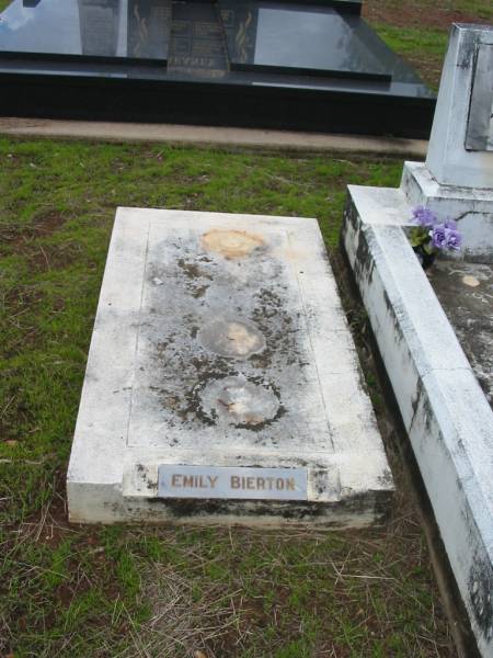 Emily BIERTON;  | Howard cemetery, City of Hervey Bay  | 