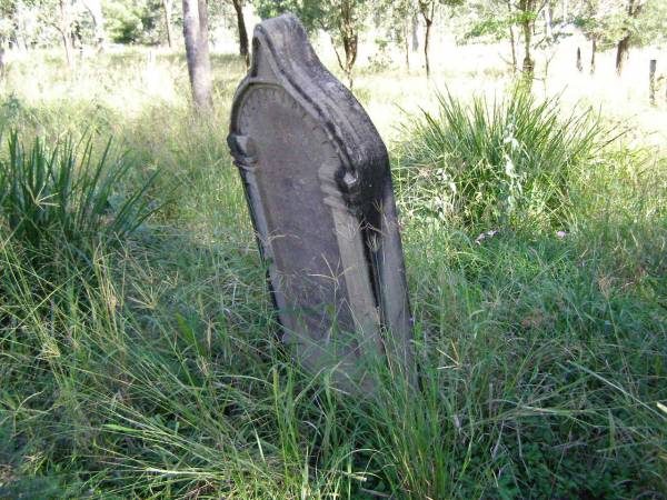 Christian Friedrich Gottfried HENSELIN,  | born 22 Feb 1827 Germany,  | died 16 June 1894;  | Hoya/Boonah Baptist Cemetery, Boonah Shire  | 