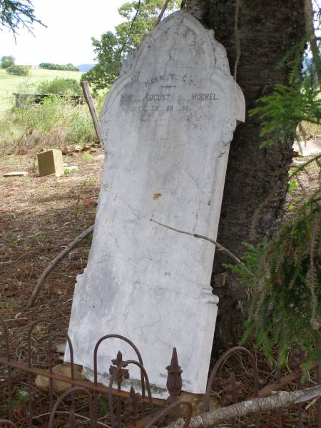 Minna Augusta SCHMOEKEL  | geb 22 Feb 1880, gest 19 Jan 1906  | Hoya Lutheran Cemetery, Boonah Shire  |   | 