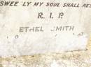 Robert Charles SMITH,
son,
died 15 Dec 1922 aged 3 years 9 months 11 days;
Ethel SMITH,
died 6 July 1963 aged 58 years;
John (Jacky) STACK,
died 28 June 1932 aged 7 months;
Jandowae Cemetery, Wambo Shire