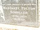 
Margaret Fulton SCOULLER,
mother grand-ma,
1870 - 1953;
Jandowae Cemetery, Wambo Shire
