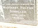 Margaret Fulton SCOULLER,
mother grand-ma,
1870 - 1953;
Jandowae Cemetery, Wambo Shire