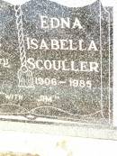 
Edna Isabella SCOULLER,
1906 - 1985,
with Jim;
Jandowae Cemetery, Wambo Shire
