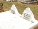 George E. MULHOLLAND,
husband father,
1880 - 1940;
Mary A.MULHOLLAND,
mother,
1880 - 1966;
Jandowae Cemetery, Wambo Shire