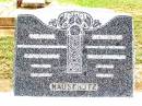 Carl August NAUSCHUTZ,
father grandfather
1865 - 1951;
Maria NAUSCHUTZ,
wife mother,
1861 - 1943;
Jandowae Cemetery, Wambo Shire
