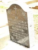 
Herbert Noel RATTEY,
son brother,
died 31 Aug 1946? aged 10 12 years;
Jandowae Cemetery, Wambo Shire
