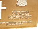 
J.W. HOSKIN,
died 20 April 1946 aged 32 years;
Sandra KITTS,
wife mother,
died 27 Oct 1965;
Jandowae Cemetery, Wambo Shire
