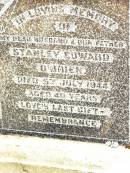 
Stanley Edward OBRIEN,
husband father,
died 9 July 1944 aged 46? years;
Jandowae Cemetery, Wambo Shire
