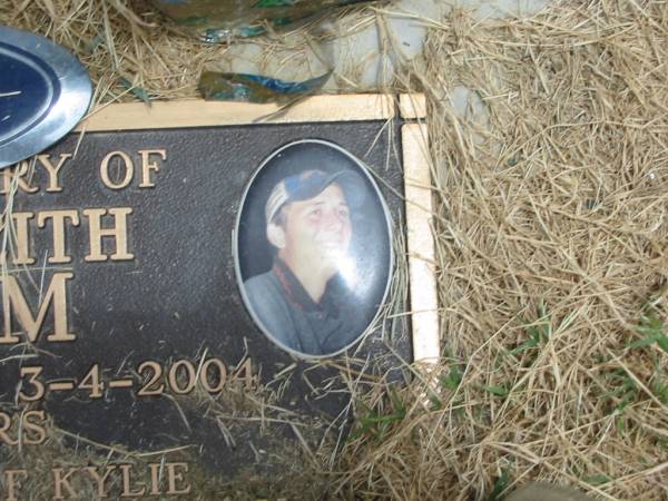 Darren Keith WENHAM,  | died 3-4-2004 aged 20 years;  | partner of Kylie,  | father of Sheralee, Dean & Coby,  | son of Keith & Kayelene,  | brother of Rebecca & Jason;  | Jandowae Cemetery, Wambo Shire  | 