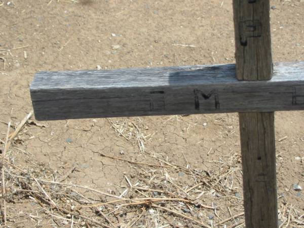 G.? M. EALY,  | died 14-7-87?;  | Jandowae Cemetery, Wambo Shire  | 