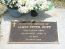 
James Peter DUFF,
died 05-09-2005 aged 73 years;
Jandowae Cemetery, Wambo Shire
