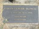 Colin Claude BLINCO,
7-6-1922 - 12-11-1995;
Jandowae Cemetery, Wambo Shire