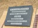 
Andrew Douglas GALL,
son brother,
born 2 Feb 1981,
died suddenly 22 Jan 1994;
Jandowae Cemetery, Wambo Shire
